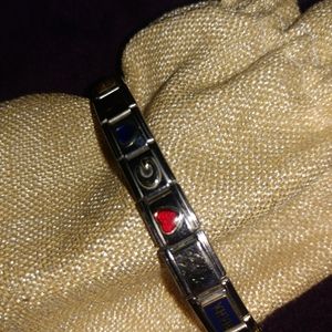 Medical bracelet silver